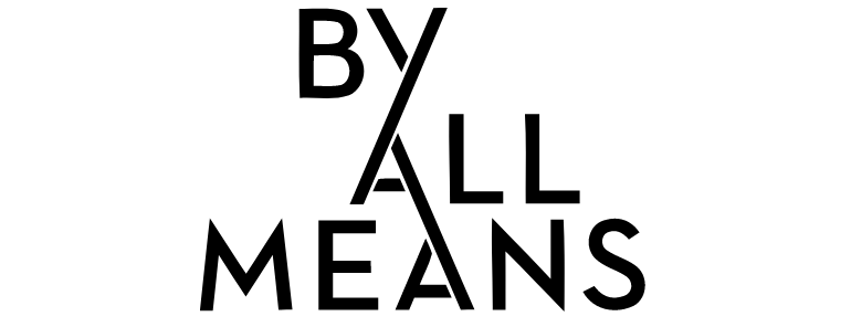 by all means logo